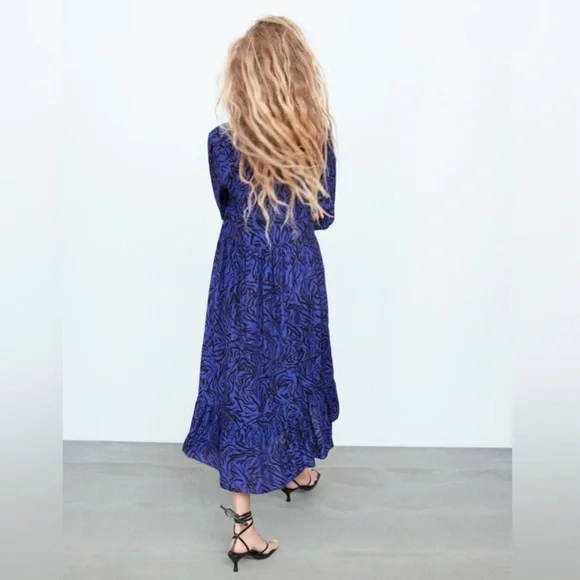 NWT Zara Animal Print Dress - Size XS - Picture 4 of 8